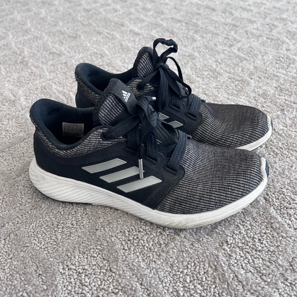 adidas Black and Gray Athletic Sneakers
